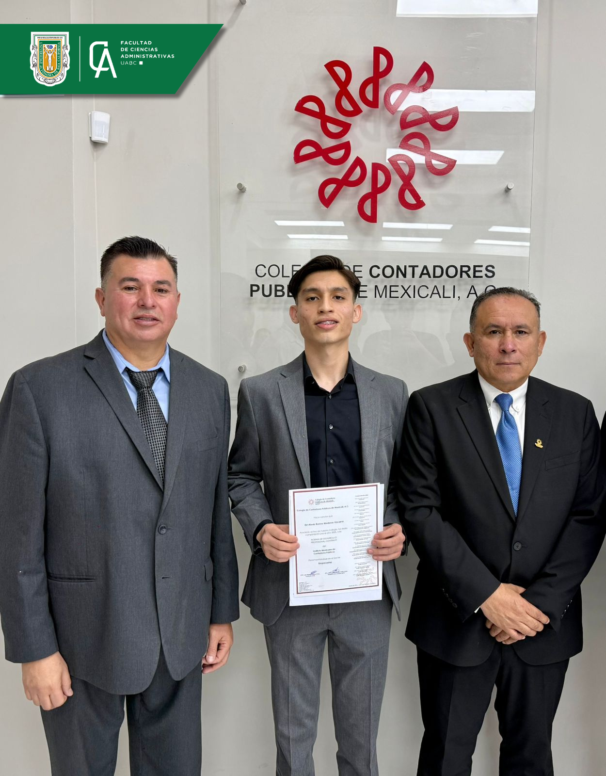 Estudiante de Contaduría FCA cumple con la Norma de Desarrollo Profesional Continua 2025